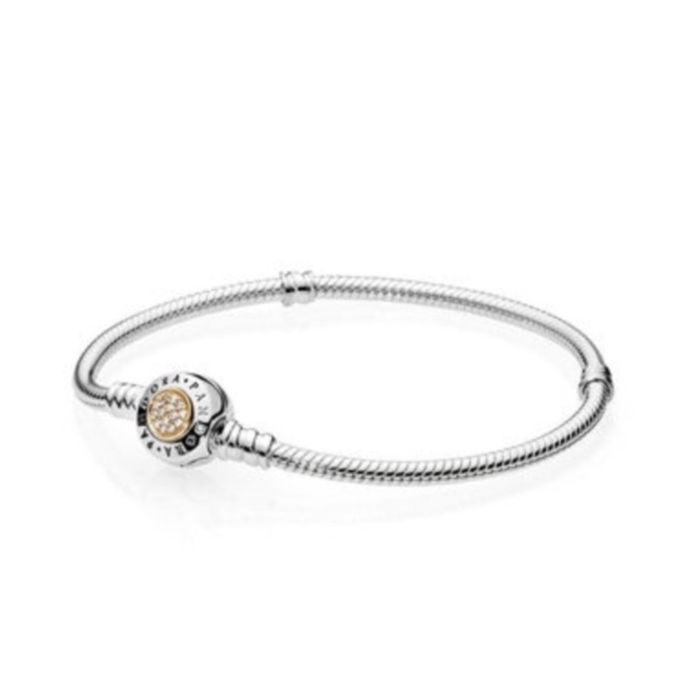 Pandora Signature Bracelet Gold Middle